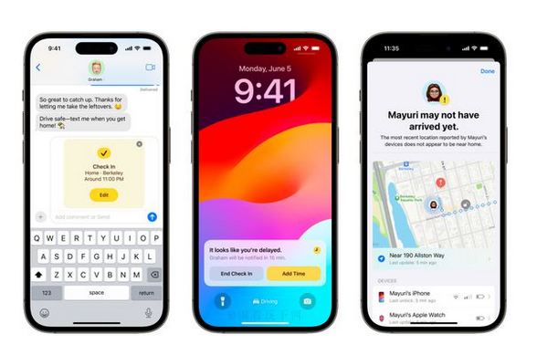 禄丰苹果维修站分享如何在iPhone上使用平安确认功能 