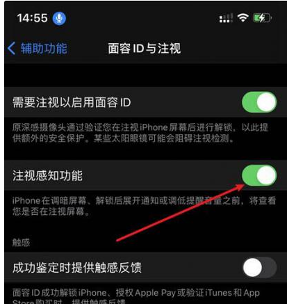 iPhone 14注视感知功能有什么用?注视感知功能开启方法