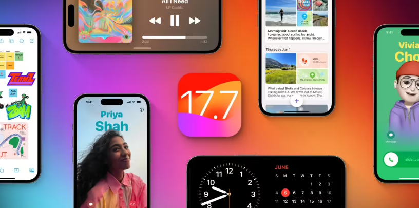 禄丰苹果手机维修分享苹果 iOS / iPadOS 17.7.1 正式版推送 